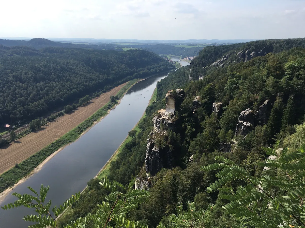 Blick auf die Elbe