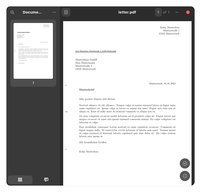 Umgewandelte Markdown-Datei
